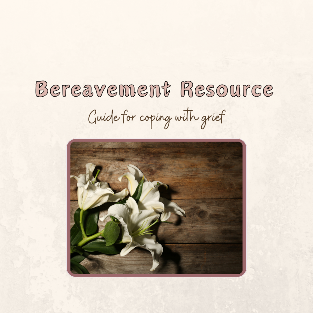 Bereavement Resource Card